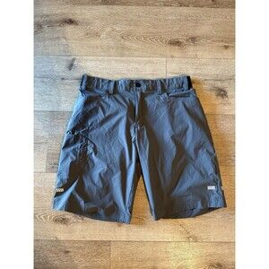 TRUEWERK Cloud Shorts Mens L Gray 10" Inseam Cargo Workwear Reflective